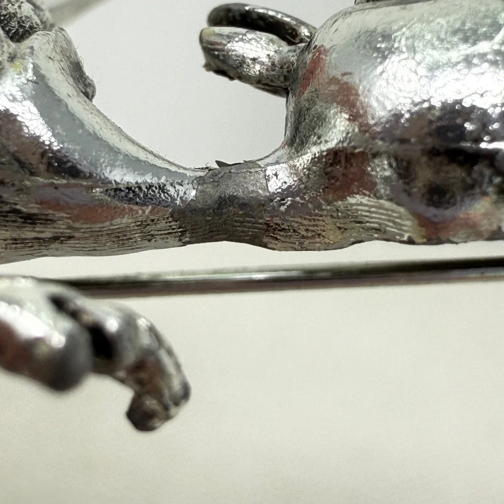 Roadrunner Brooch Pin Silver Tone‎ Whimsical Fun Jewelry